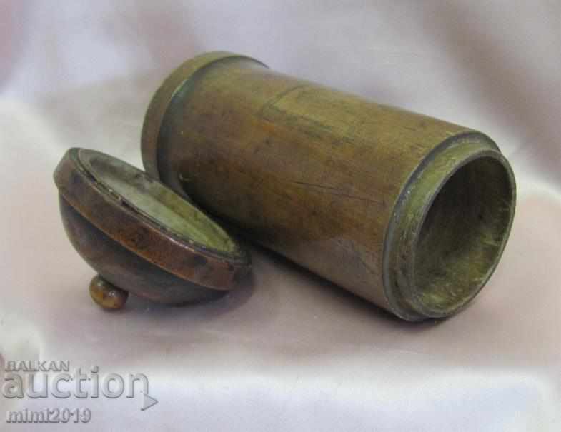 Φαρμακείο του 19ου αιώνα Ξύλινο βάζο - 6 Φαρμακείο του 19ου αιώνα Ξύλινο βάζο - 6