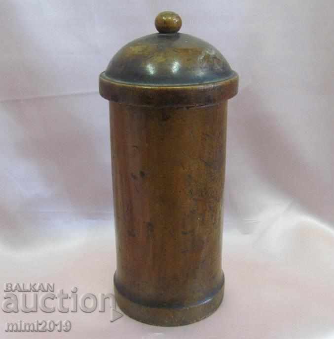 Φαρμακείο του 19ου αιώνα Ξύλινο βάζο