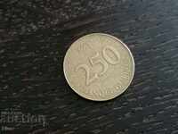 Монета - Ливан - 250 лири | 2003г.