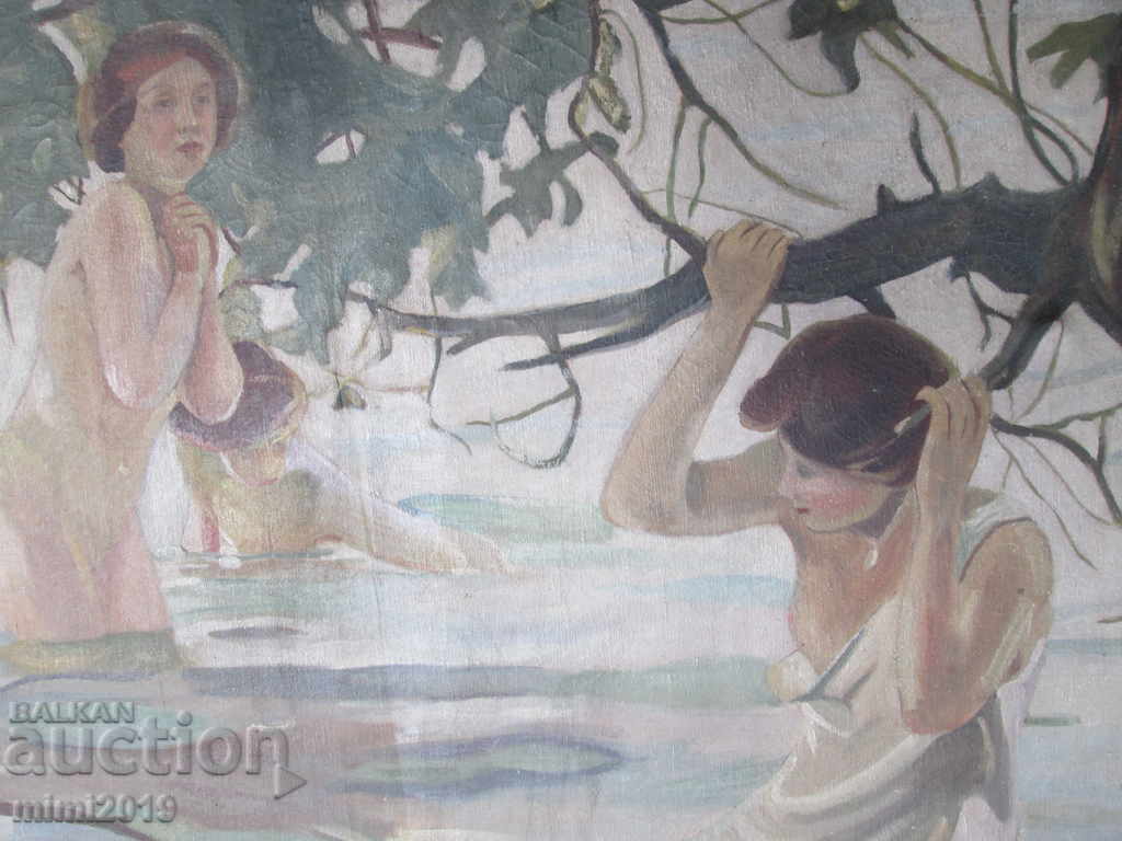 1922. Secession large painting - oil, canvas, signed - 6 1922. Secession large painting - oil, canvas, signed - 6