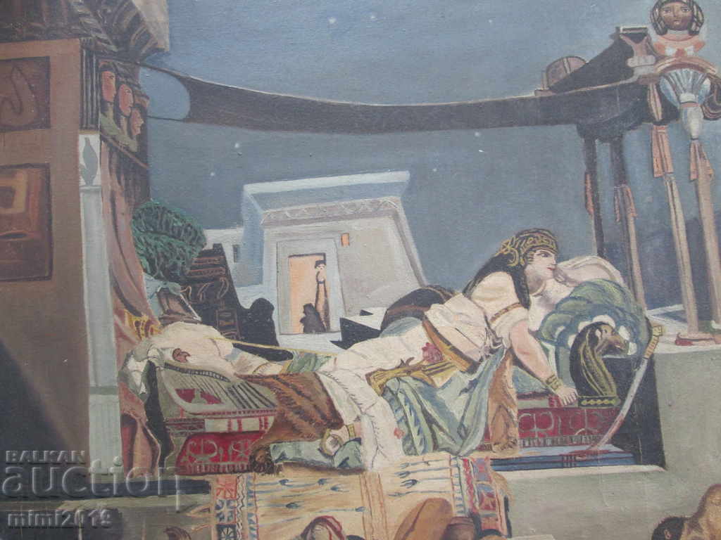 Auction Secession big picture - oil, canvas, signed, Medea Auction Secession big picture - oil, canvas, signed, Medea