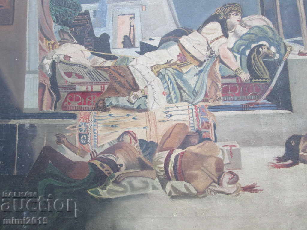 Delivery of Secession big picture - oil, canvas, signed, Medea Delivery of Secession big picture - oil, canvas, signed, Medea