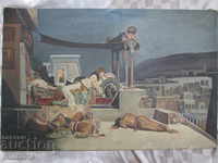 Secession big picture - oil, canvas, signed, Medea