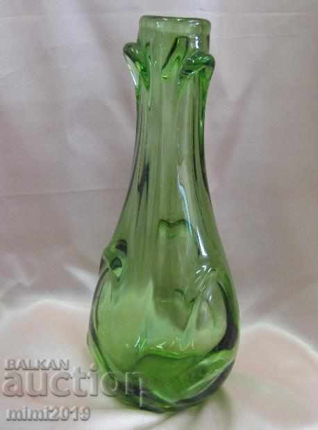 Solid Crystal Glass Vase - 6
