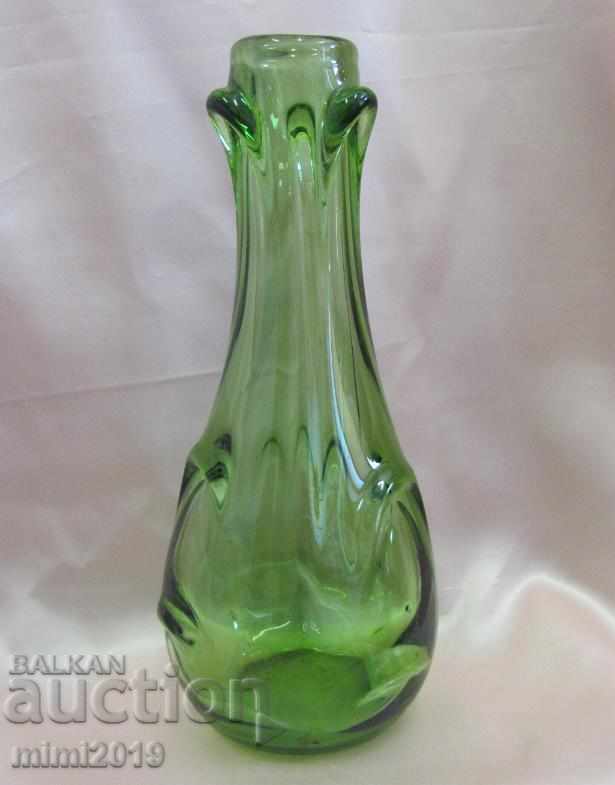 Solid Crystal Glass Vase