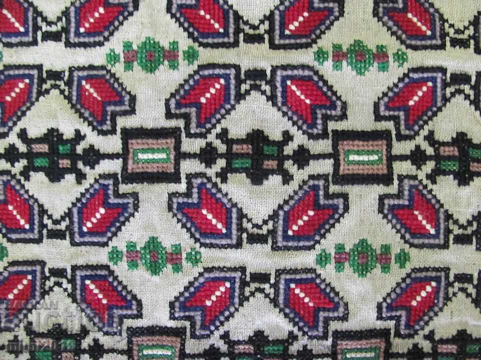 Auction 19th Century Hand Embroidered Rug Carpet Auction 19th Century Hand Embroidered Rug Carpet