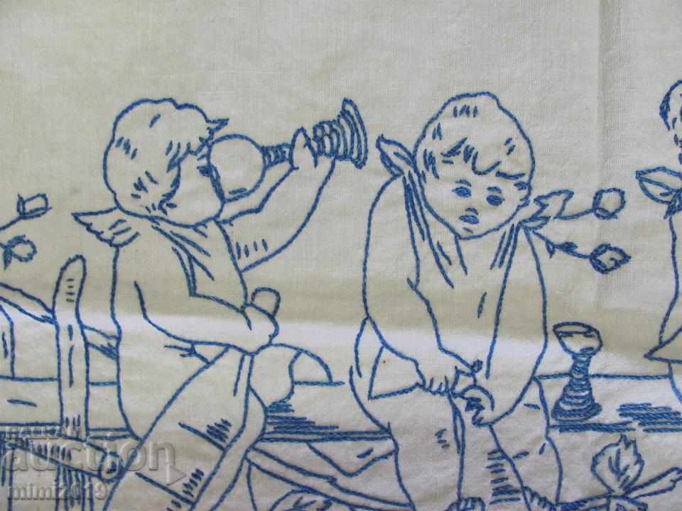 Παλιό χέρι κέντημα κουτί κουβέρτα κάλυψης - 6 Παλιό χέρι κέντημα κουτί κουβέρτα κάλυψης - 6