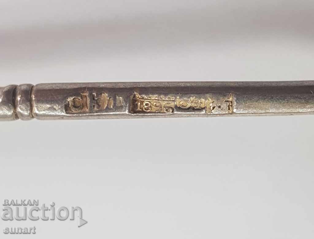 RUSSIA SPOON SILVERSMITH STEPAN KUZMICH LEVIN SPOON - 5 RUSSIA SPOON SILVERSMITH STEPAN KUZMICH LEVIN SPOON - 5