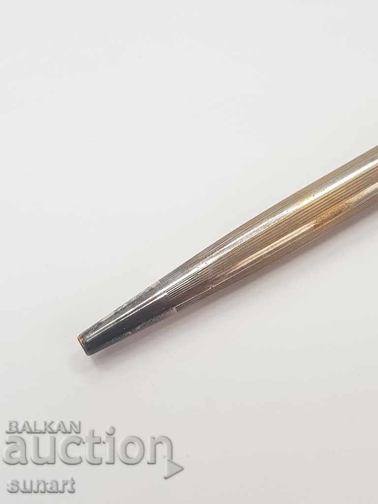 Auction CARAN D'ACHE SILVER BALL POINT PEN BOX BOX Auction CARAN D'ACHE SILVER BALL POINT PEN BOX BOX