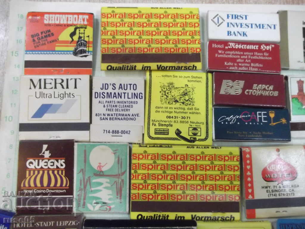 Lot of 36 pcs. matches with price 150.00 BGN | € 76.69 Lot of 36 pcs. matches with price 150.00 BGN | € 76.69