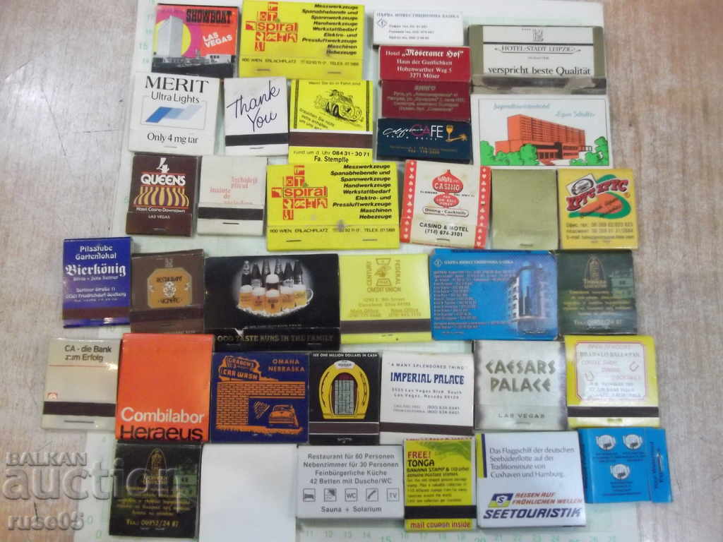 Lot of 36 pcs. matches - 6 Lot of 36 pcs. matches - 6