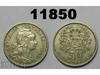 Португалия 50 центавос 1929 рядка монета
