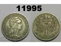 Portugalia 1 escudo 1928 moneda