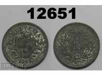 Швейцария 1 рапен 1944 XF монета