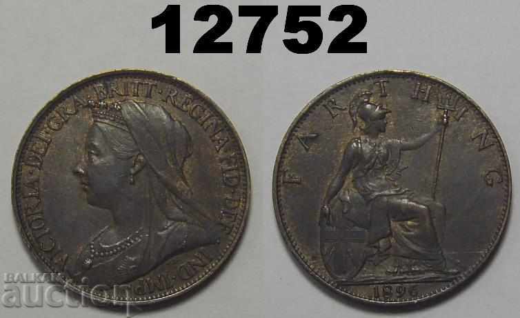 Μεγάλη Βρετανία 1 fart 1896 Εξαιρετικό κέρμα XF +