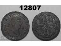 Spain 8 Maravides 1817 coin