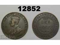 Австралия 1 пени 1916 XF монета