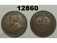 Australia 1 penny 1927 XF coin