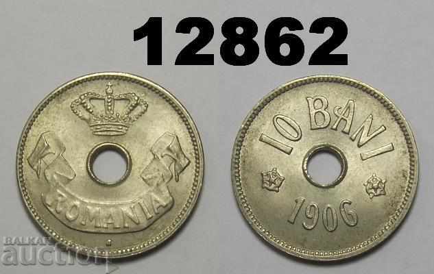 Ρουμανία 10 λουτρά 1906 UNC με γυαλιστερό