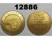 1959 το 49ο κράτος Η χρυσή καρδιά ALASKA μετάλλιο