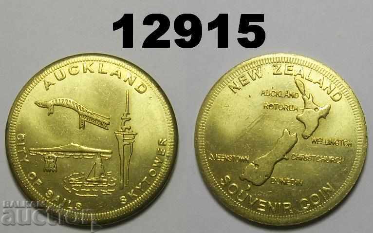 Moneda de suvenir din Noua Zeelandă Orașul de pânze din Auckland