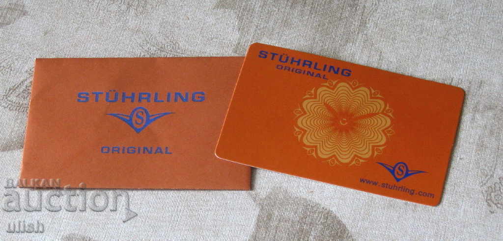 Delivery of STUHRLING clock original transport box empty