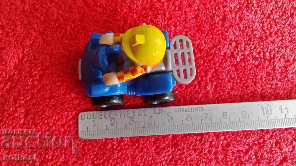 Small old solid plastic toy car China