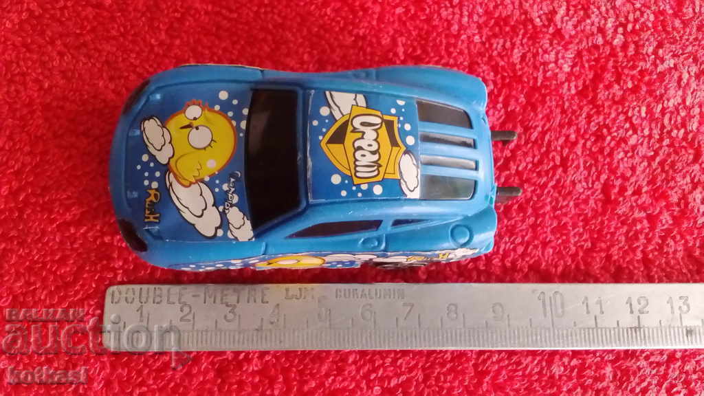 Small plastic toy car