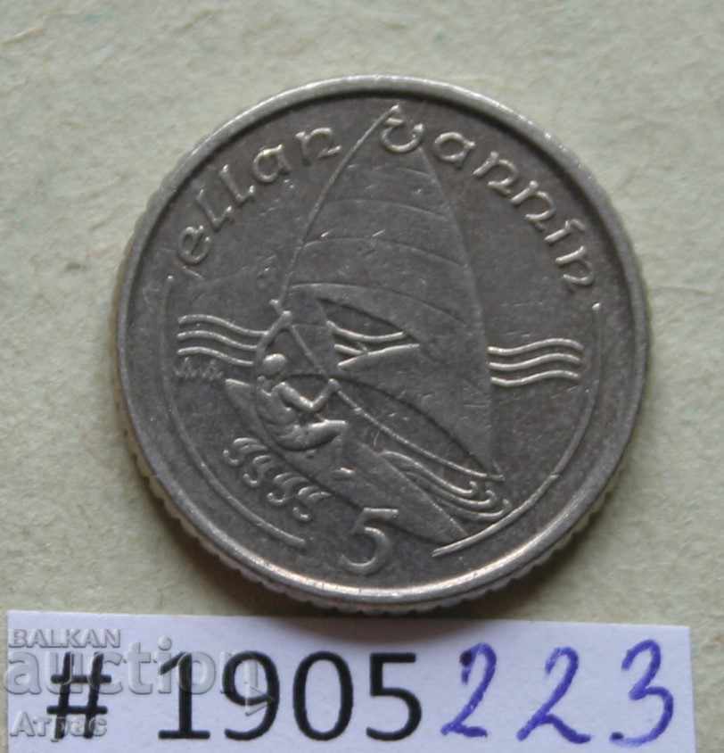 5 pence 1990 Isle of Man