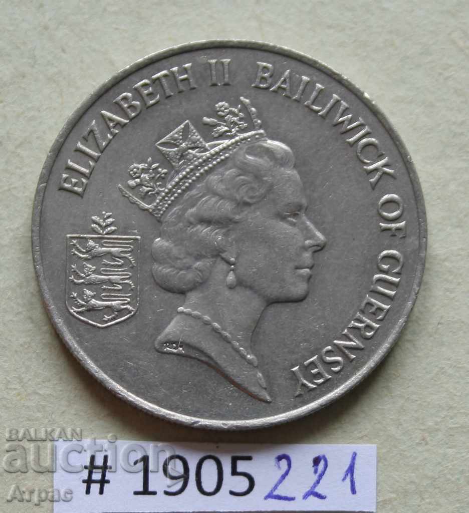 10 pence 1988 Guernsey cu preț € 1.28 | 2.50 BGN