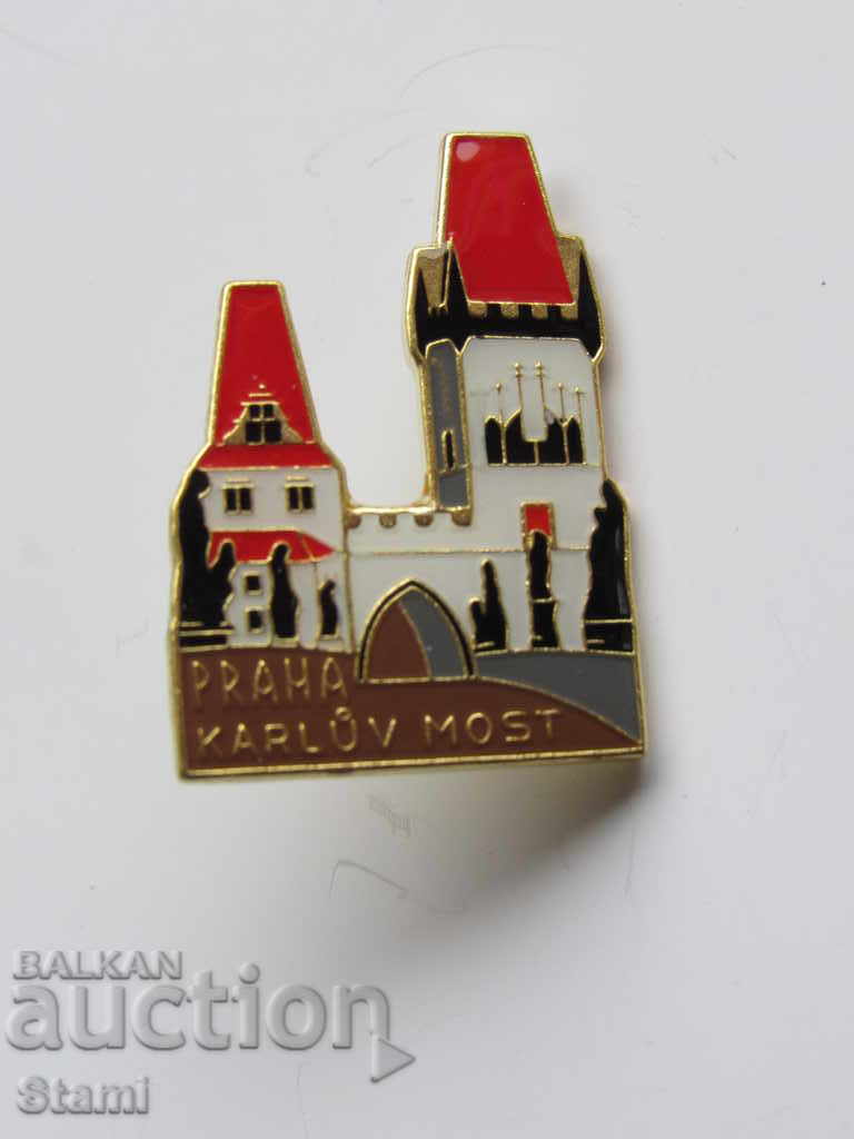 Badge from Prague, Charles Bridge, Czech Republic-2 with price 8.50 BGN | € 4.35 Badge from Prague, Charles Bridge, Czech Republic-2 with price 8.50 BGN | € 4.35