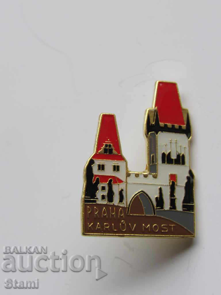 Auction Badge from Prague, Charles Bridge, Czech Republic-2 Auction Badge from Prague, Charles Bridge, Czech Republic-2