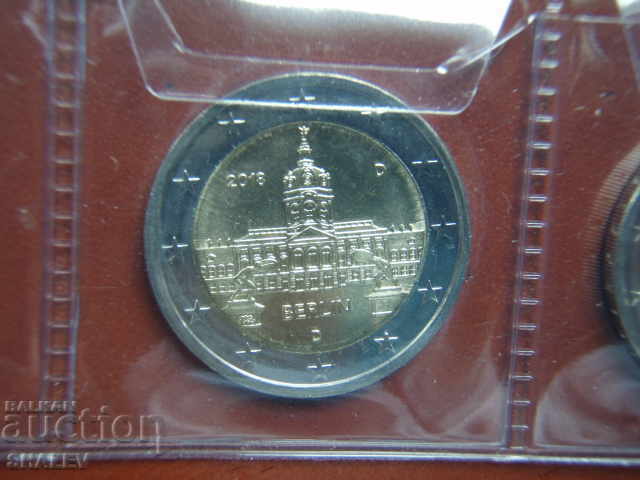 Licitație 2 Euro 2018 Germania (A, D, F, G, J) "Berlin" - Unc Licitație 2 Euro 2018 Germania (A, D, F, G, J) "Berlin" - Unc