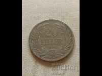 Coin - Hungary, 20 Filers 1893