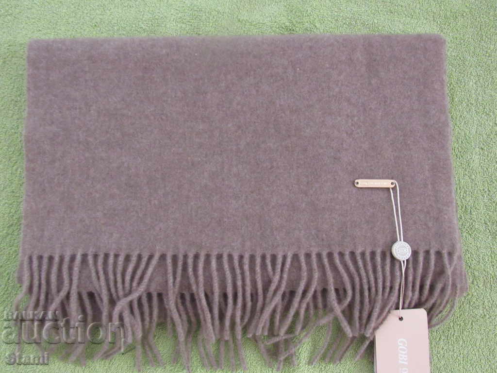 Fine scarf 100% cashmere, brown, Mongolia Fine scarf 100% cashmere, brown, Mongolia