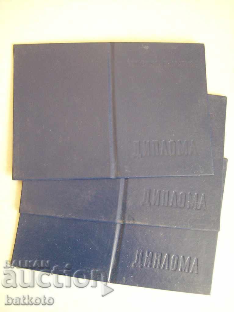 Lot of diploma covers
