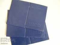 Lot of diploma covers