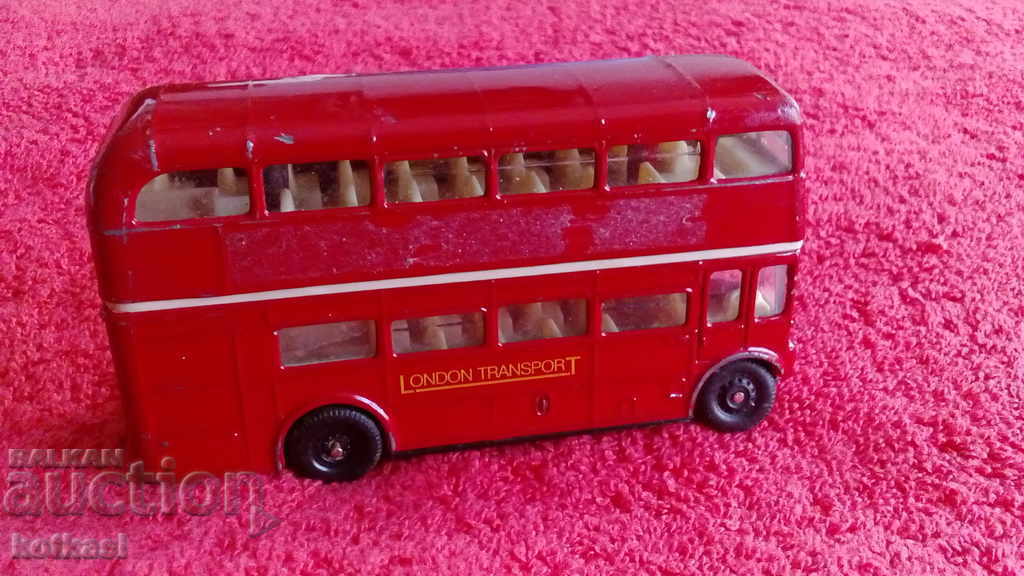 Auction Metal Toy Model Double Decker Red London Bus Auction Metal Toy Model Double Decker Red London Bus