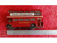 Metal Toy Model Double Decker Red London Bus