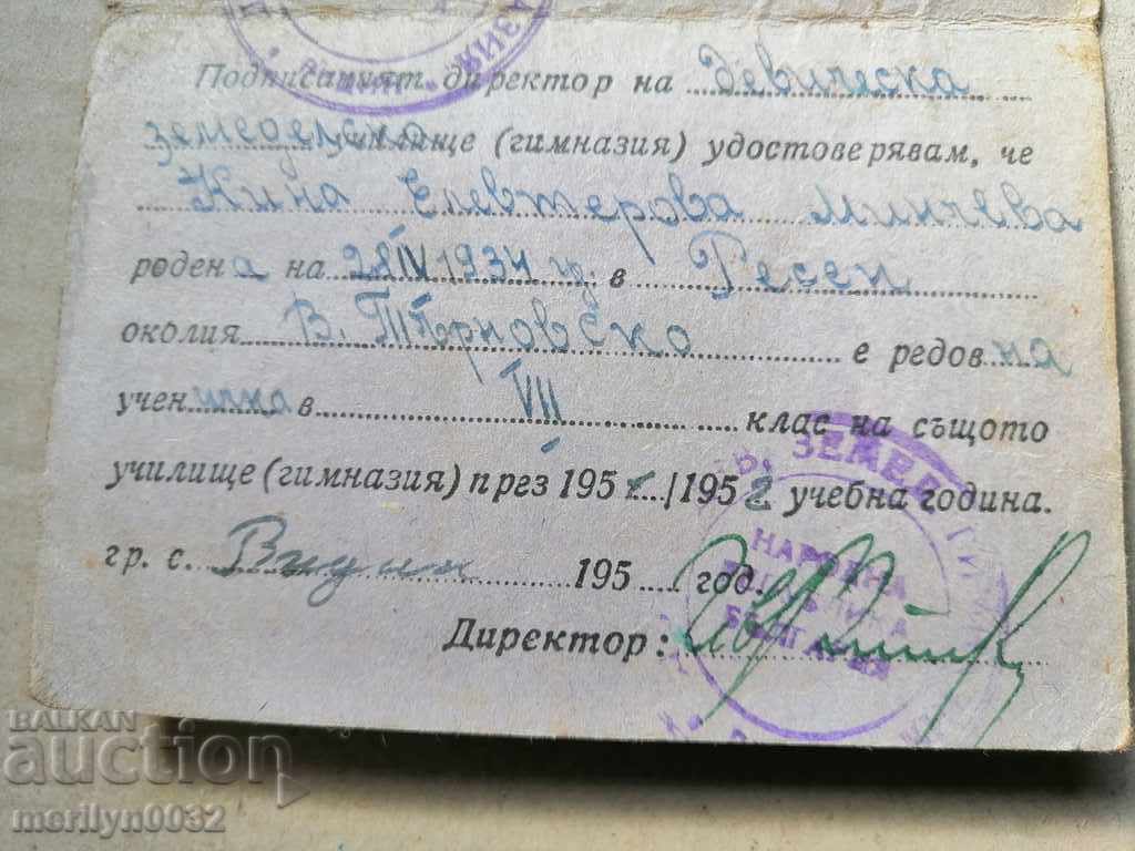 Old Identity Card Document Photo Book Legitimation - 5