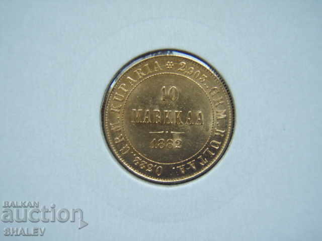 Delivery of 10 Markkaa 1882 Finlandia (Finland) - AU (gold)