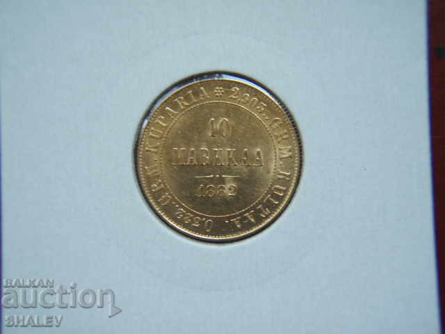 10 Markkaa 1882 Finlandia (Finland) - AU (gold)
