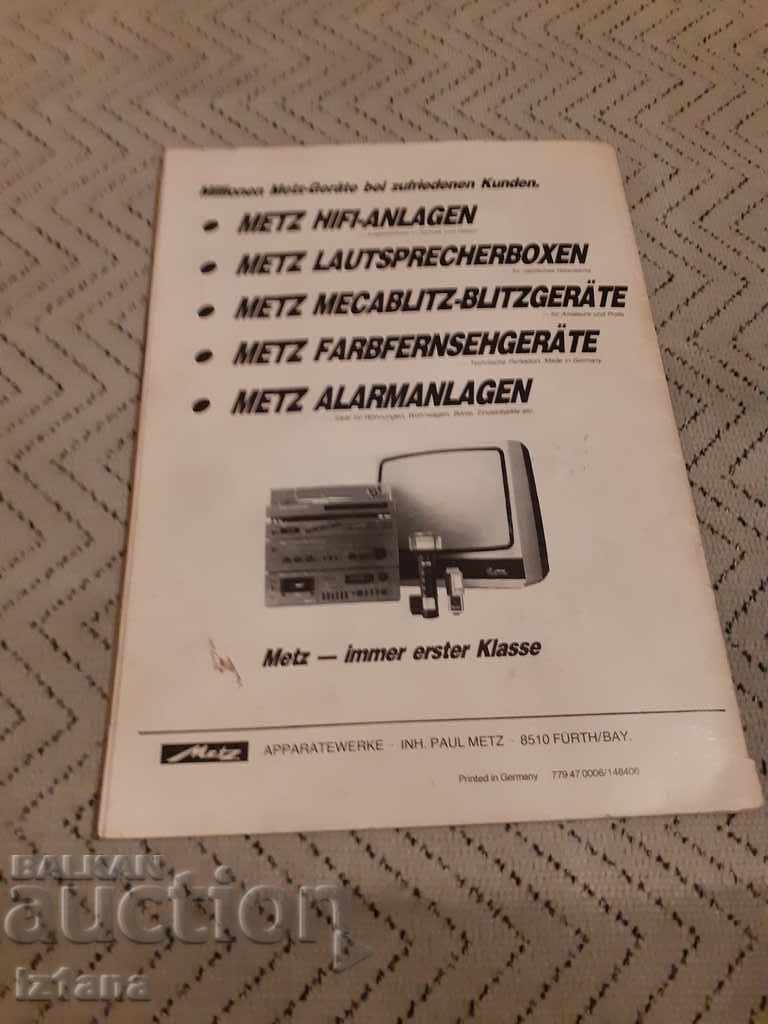 Auction Metz Camera Operating Manual Auction Metz Camera Operating Manual
