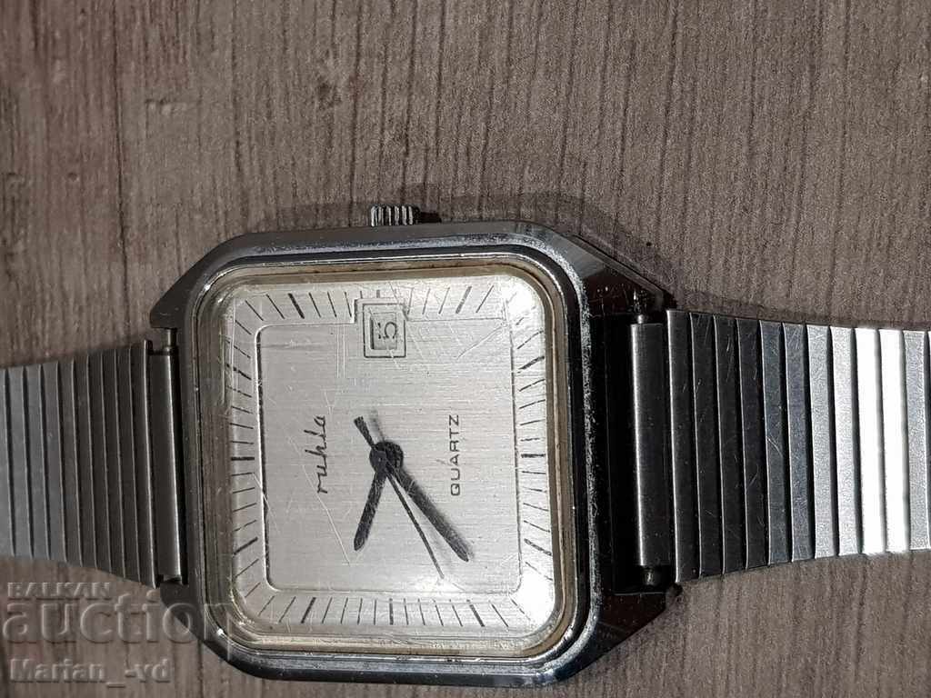Auction  Men's Ruhla Quartz Watch