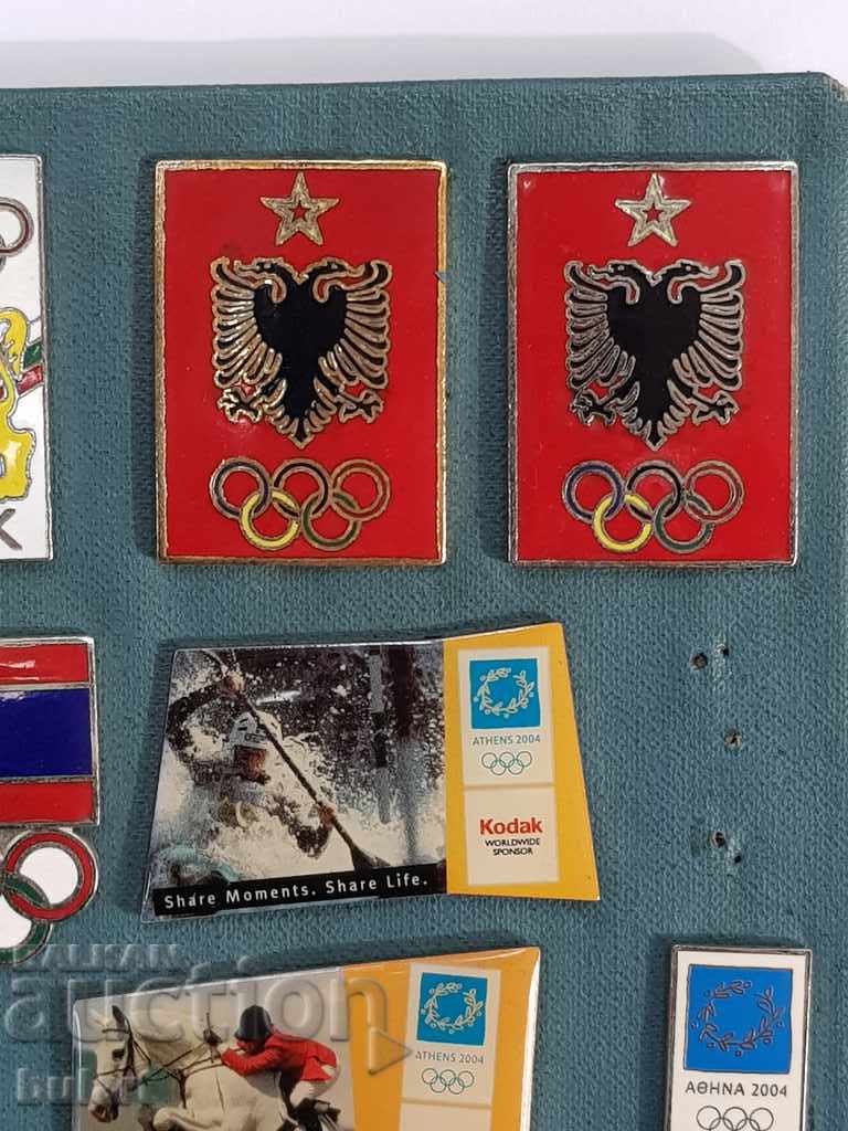 Auction LOT ALBANIA LAOS OLYMPICS EMail LOT OLYMPICS BADGES Auction LOT ALBANIA LAOS OLYMPICS EMail LOT OLYMPICS BADGES