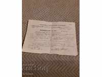 Permis de tăiere vechi