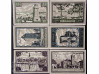 Germania Lot bancnote 1921 6 UNC