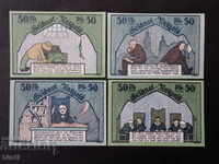 Γερμανία Τραπεζογραμμάτια παρτίδας 1921 4 UNC