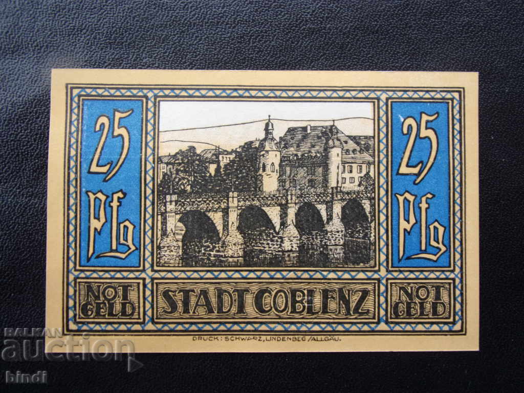 Germania 25 Pfennig 1921 UNC cu preț € 2.56 | 5.01 BGN