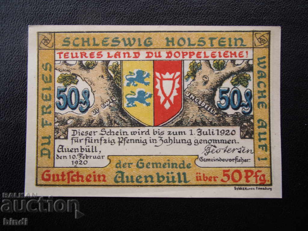Germania 50 Pfennig 1920 UNC